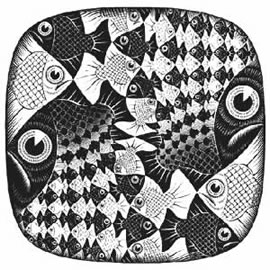 Circle Limit II 园的极限 II Escher 埃舍尔