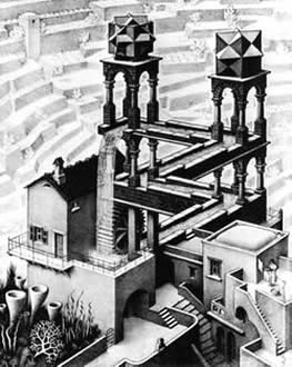 Waterfall 瀑布 Escher 埃舍尔